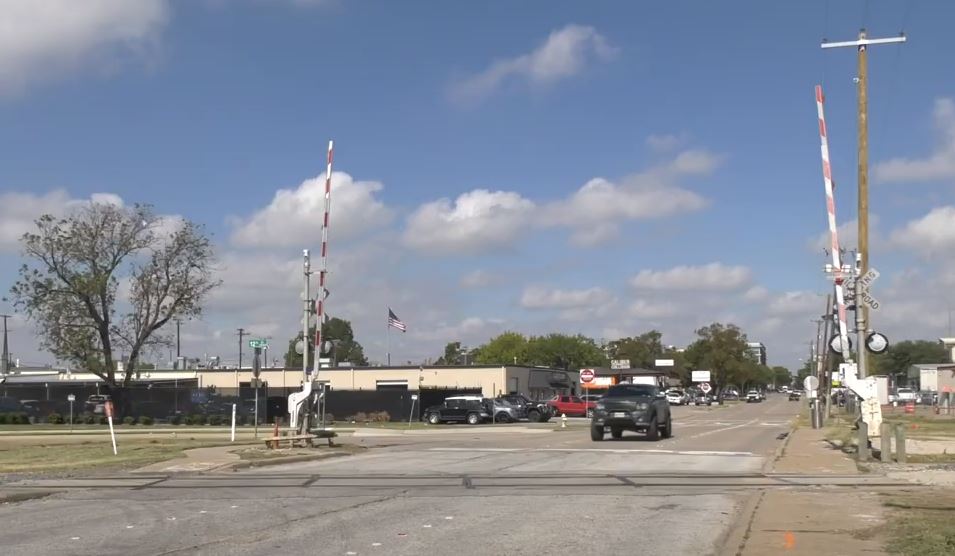 Silver Line road crossing near 12th Street