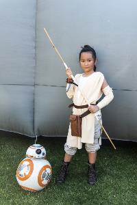 Photo courtesy of the City of Carrollton, TX Carrollton May the Fourth Be With You event child in costume